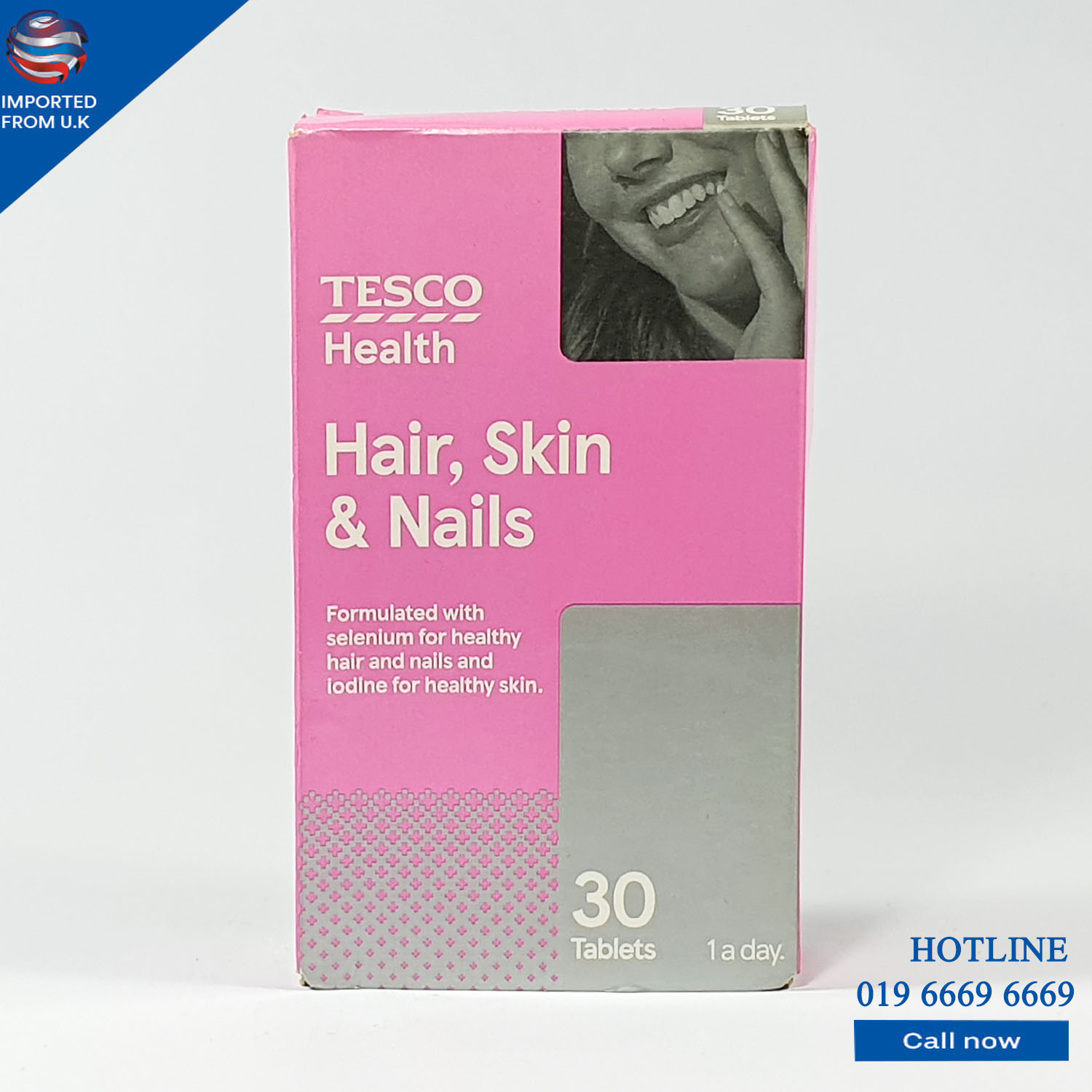 Hair, Skin, Nail (Tesco) 30 Tablets